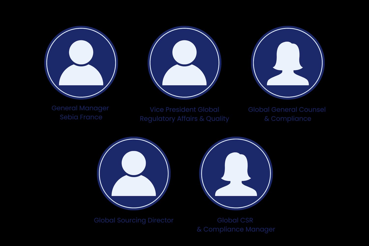 Composition of Sebia's CSR Steering Committee