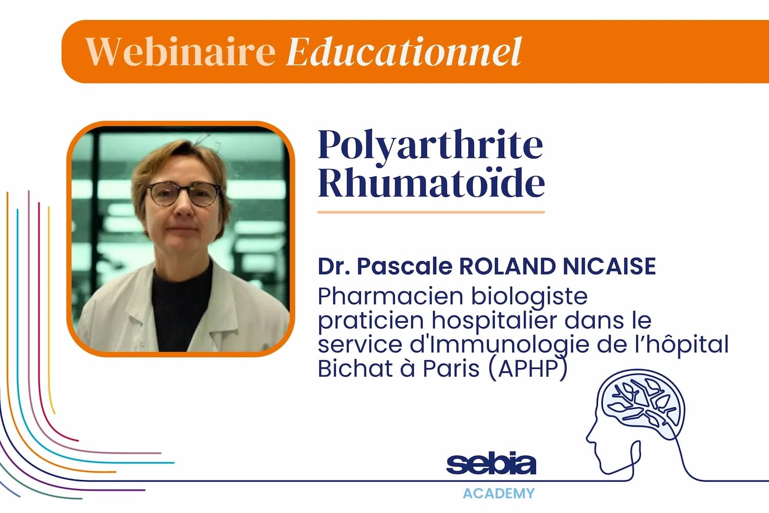 Webinaire scientifique, Dr Pascale ROLAND NICAISE pharmacien biologiste