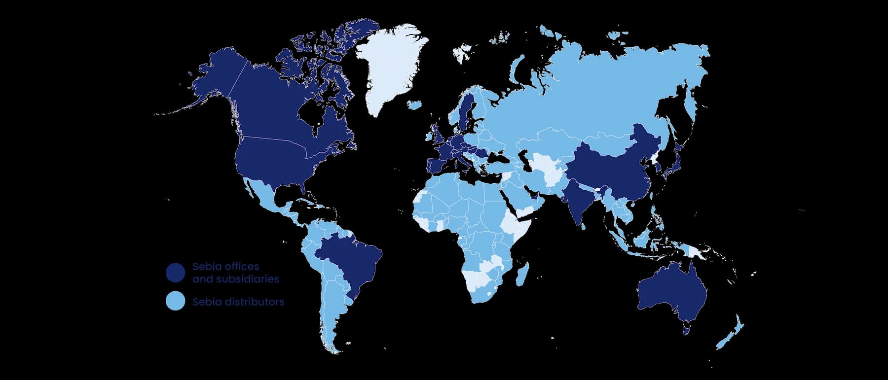 As a global company, Sebia has business operations located in Europe, the Americas, Middle East and Asia.